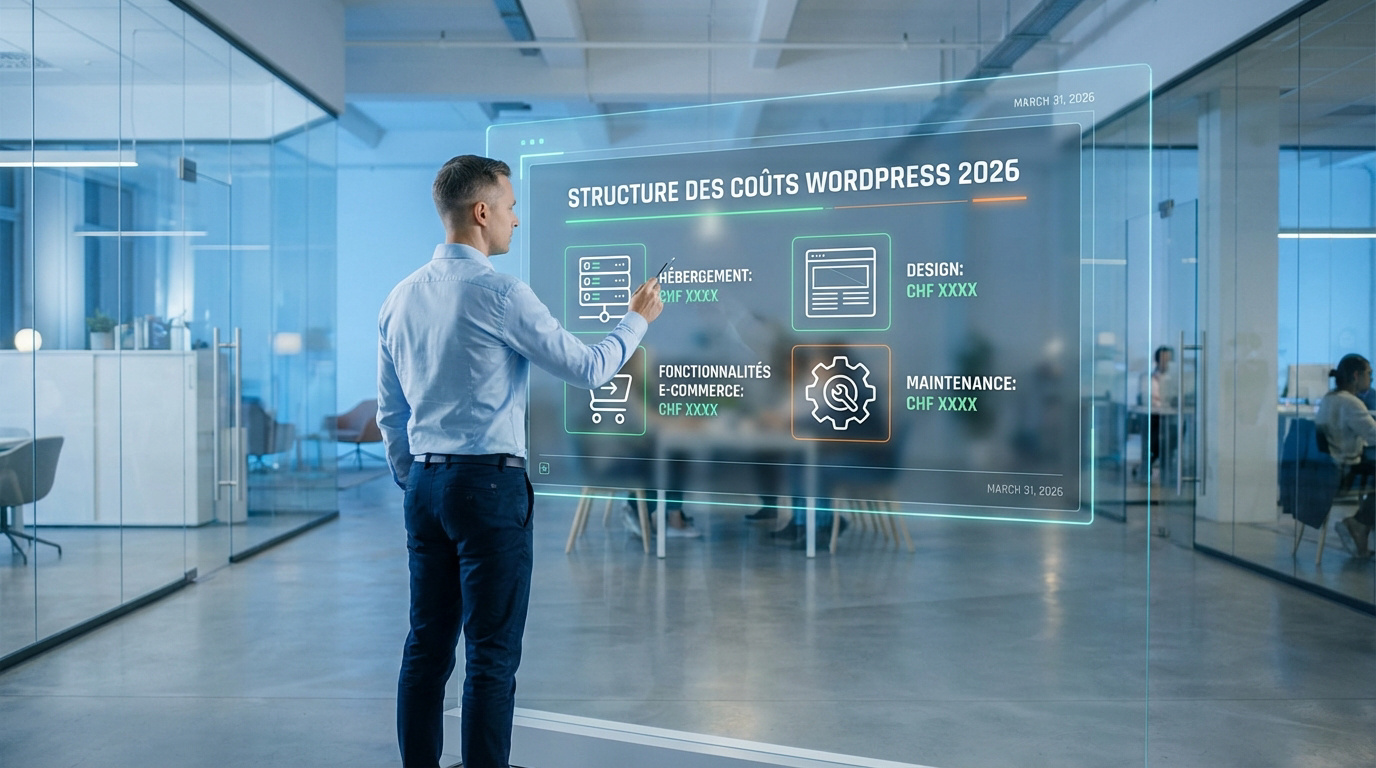 Prix site wordpress : guide des tarifs en Suisse 2026