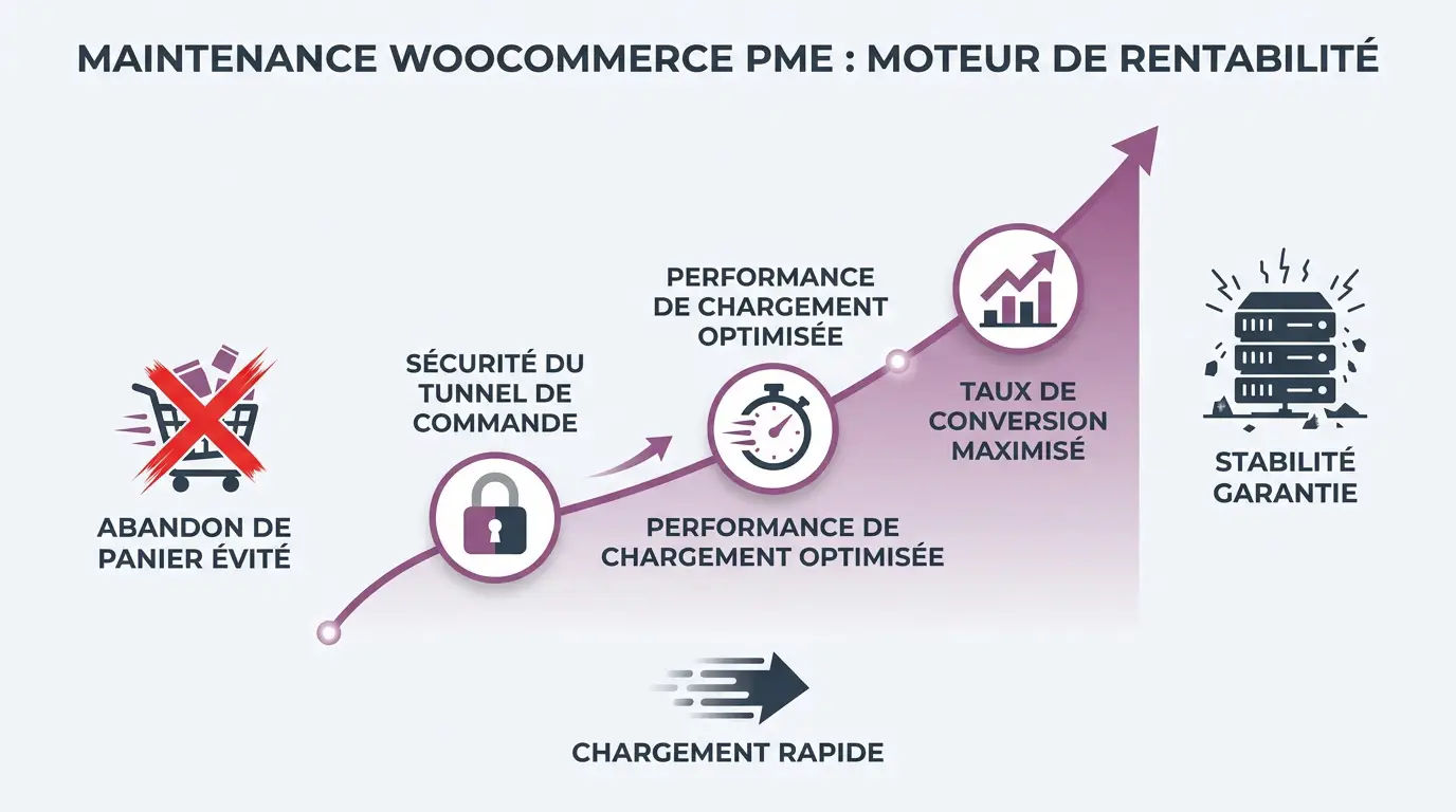 Expertise en maintenance WooCommerce pour la rentabilité des PME suisses